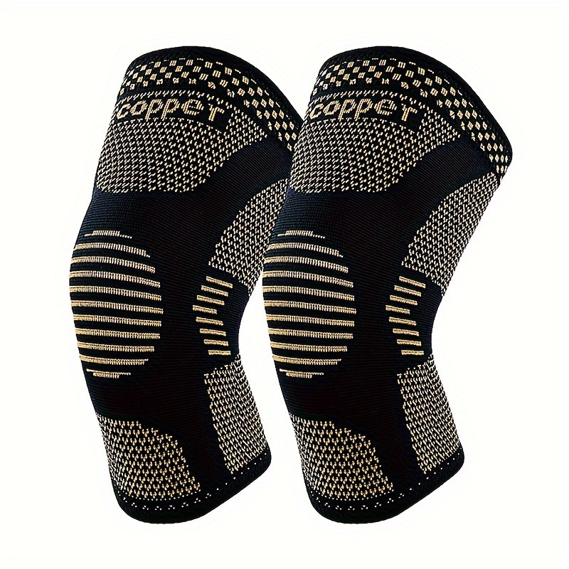 Knee Brace Badminton - Kupfer-Kniebandage für Arthritis, Schmerzen, Basketball, Outdoor-Sport,