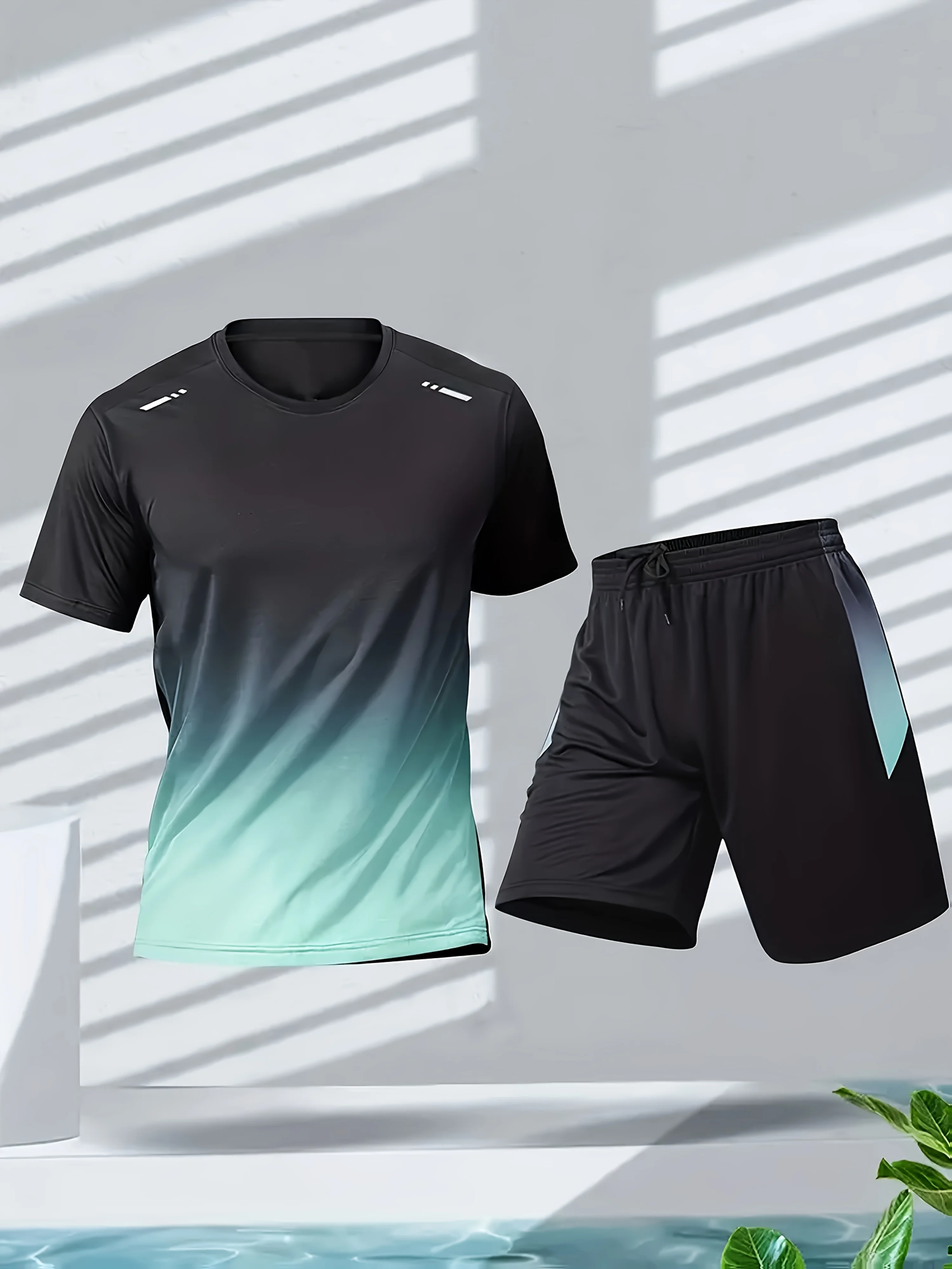 Badminton Vector - Herren-Sportbekleidung, kurze Ärmel und Shorts aus