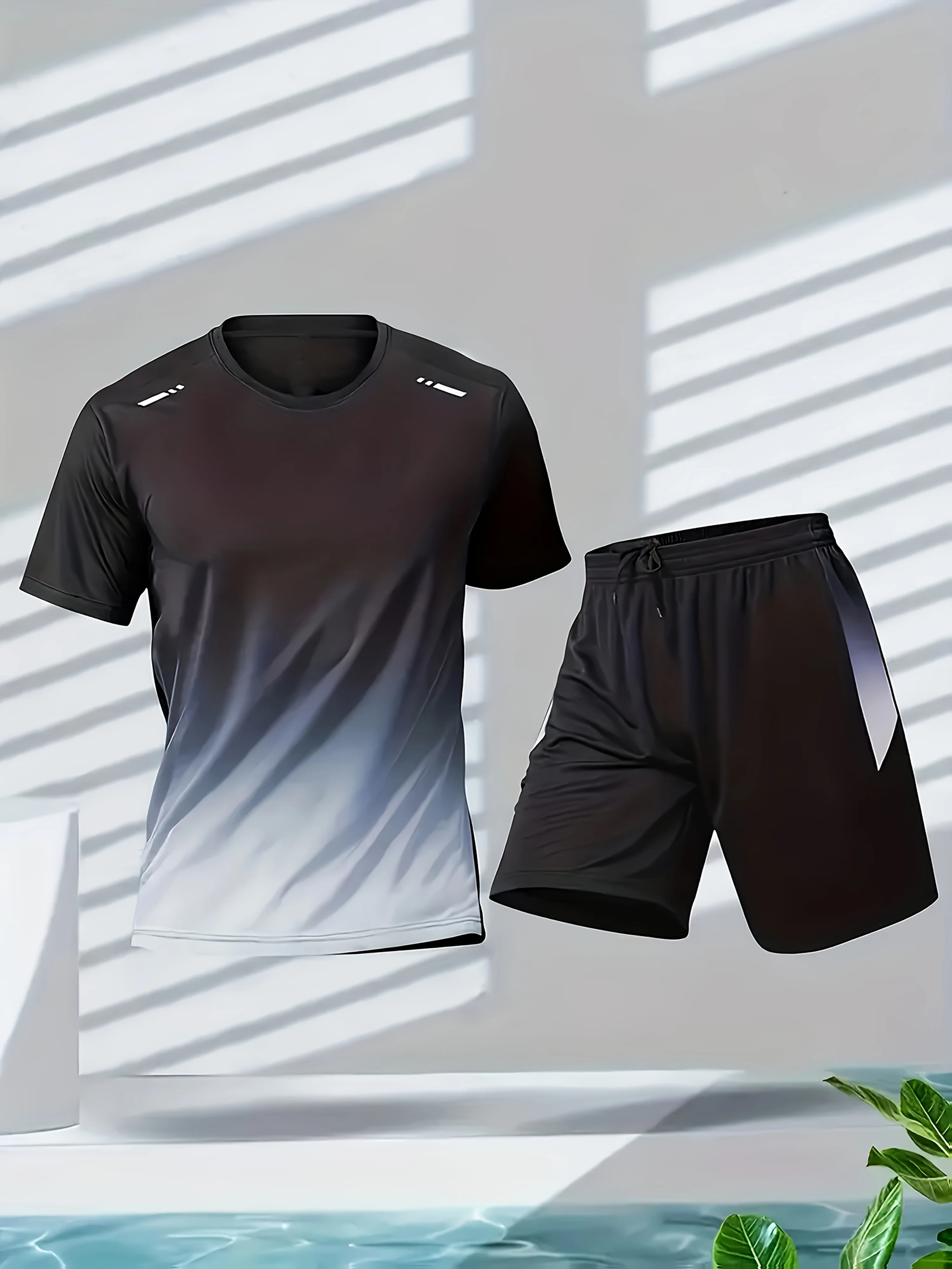 Herren-Sportbekleidung, kurze  – Badminton Vector Bewertung und Preis