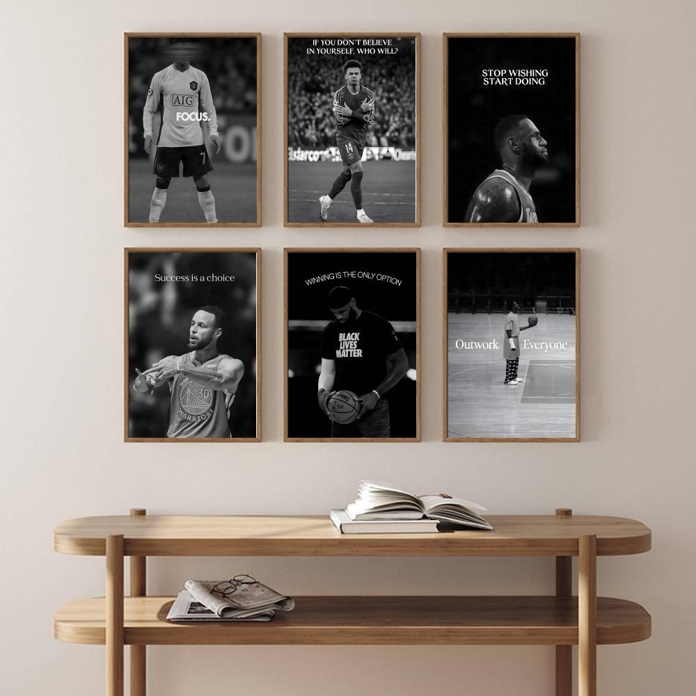 Poster für Sportler, inspirier – Badminton Zone Bewertung und Preis