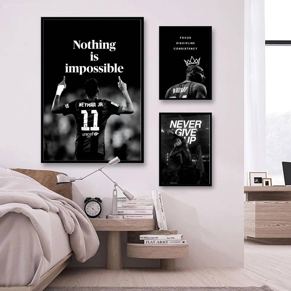 Poster für Sportler, inspirier – Badminton Zone Bewertung und Preis