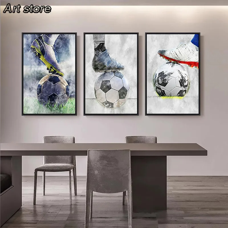 Fußball Basketball Poster Lein – Badminton Zone Bewertung und Preis