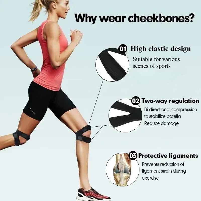 Elastische Kniebandage, Stützh – Knee Brace Badminton Bewertung und Preis