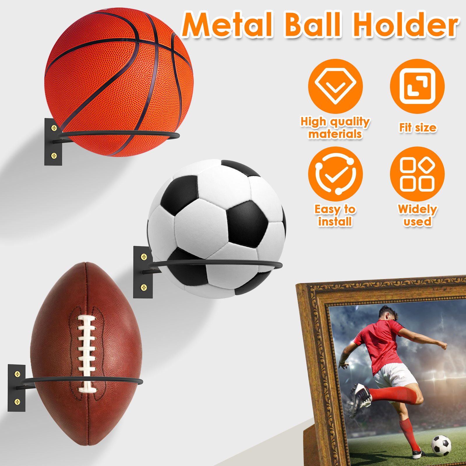 6-teiliges Fußball-Display-Reg – Badminton Zone Bewertung und Preis